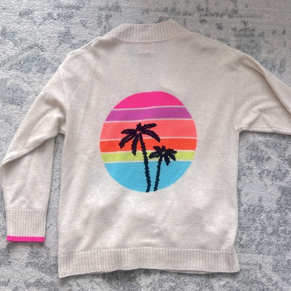 BRODIE CASHMERE CARDIGAN SWEATER - Picture 6 of 8